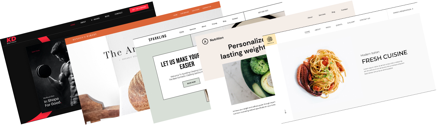 Simple Website Design Examples